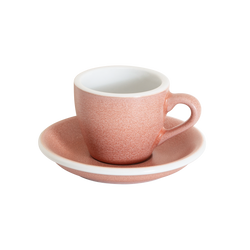 2.5oz Egg Espresso Cup and Saucer - Mineral Colors Collection