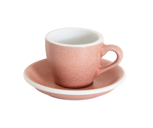 2.5oz Egg Espresso Cup and Saucer - Mineral Colors Collection