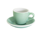 2.5oz Egg Espresso Cup and Saucer - Mineral Colors Collection