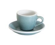 2.5oz Egg Espresso Cup and Saucer - Mineral Colors Collection