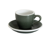 2.5oz Egg Espresso Cup and Saucer - Mineral Colors Collection