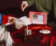 Candy Cane Cookie Latte Cafe Set
