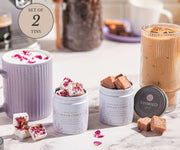 Storied Goods Coffee Connoisseur Sugar Cube Bundle - Set of 2 Tins