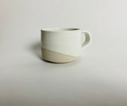 Handcrafted Espresso Cup with White Glaze - Limited Release