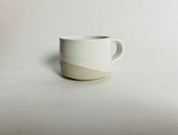 Handcrafted Espresso Cup with White Glaze - Limited Release