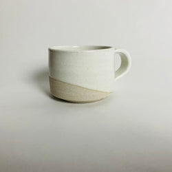 Handcrafted Espresso Cup with White Glaze - Limited Release