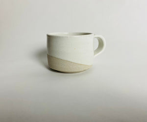 Handcrafted Espresso Cup with White Glaze - Limited Release