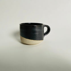 Handcrafted Espresso Cup with a Black Glaze - Limited Release