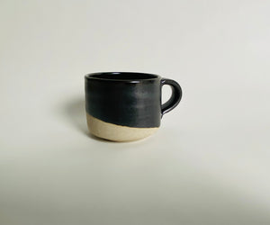 Handcrafted Espresso Cup with a Black Glaze - Limited Release