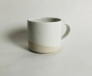 Handcrafted Ceramic Mug with White Glaze - Limited Release