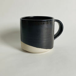 Handcrafted Ceramic Mug with Black Glaze - Limited Release
