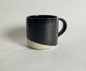 Handcrafted Ceramic Mug with Black Glaze - Limited Release