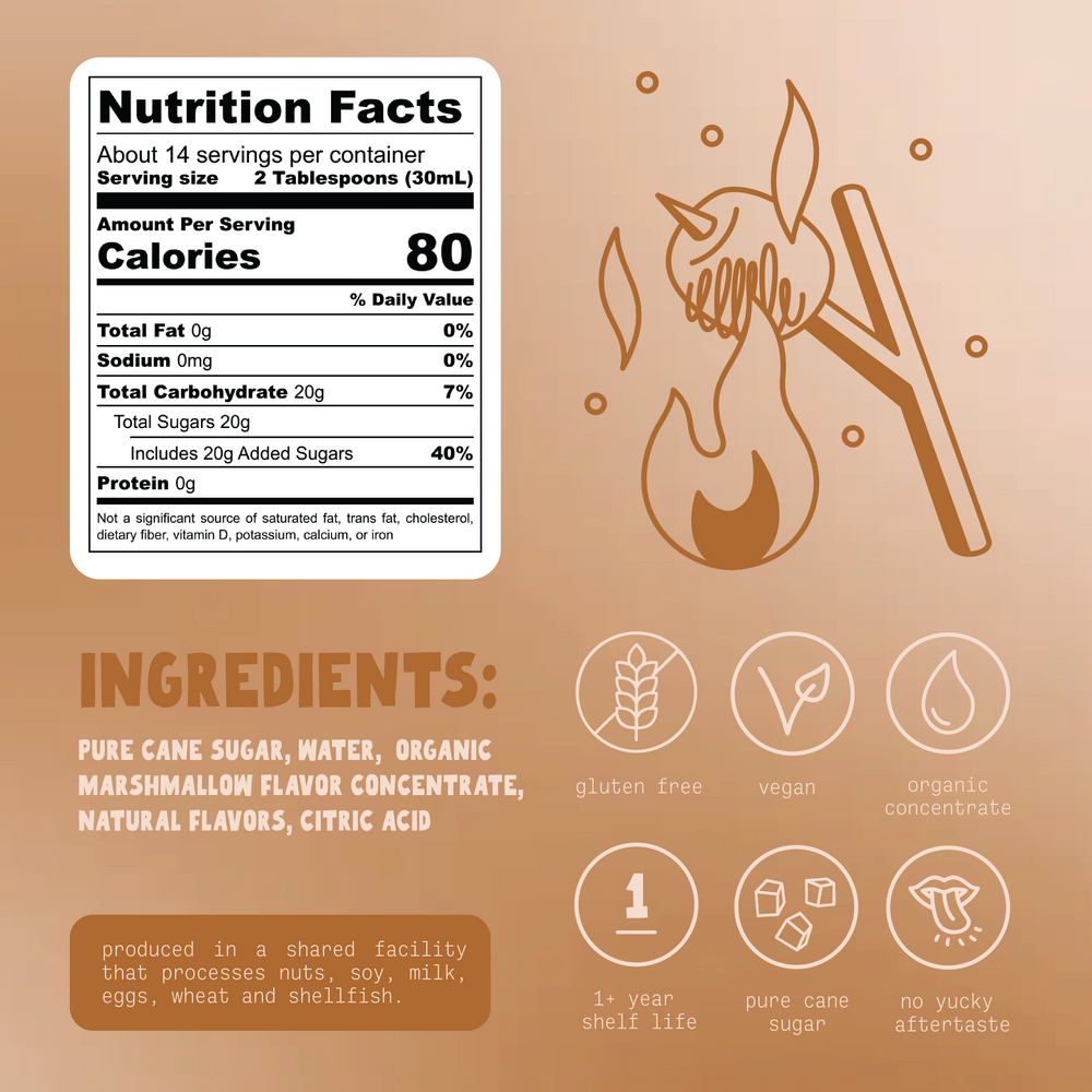 Toasted Marshmallow Simple Syrup