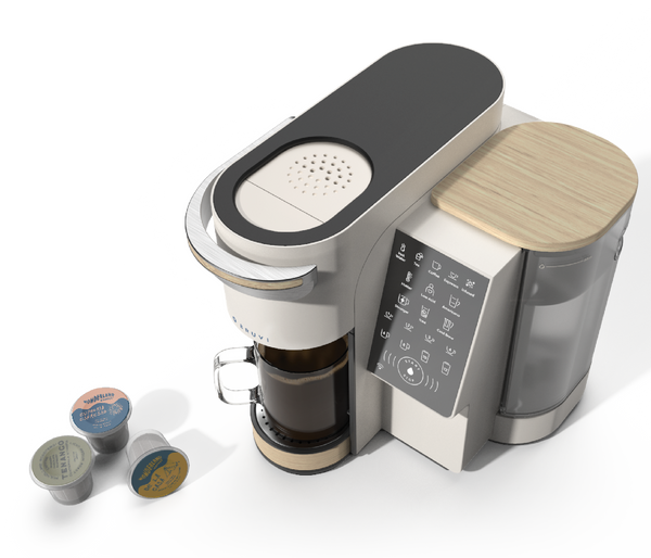 Bruvi BV-01 Single-Serve Coffee Maker Uses Biodegradable Pods