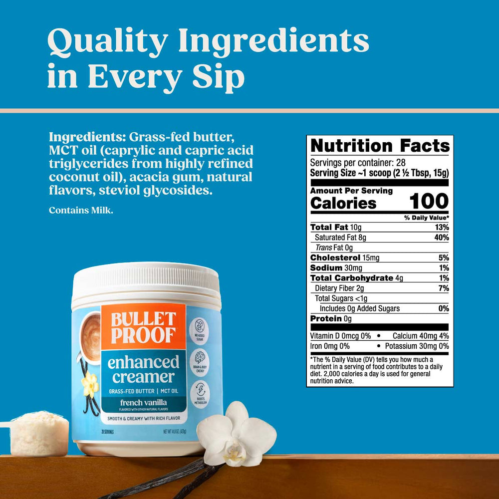Bulletproof™ Enhanced French Vanilla Creamer
