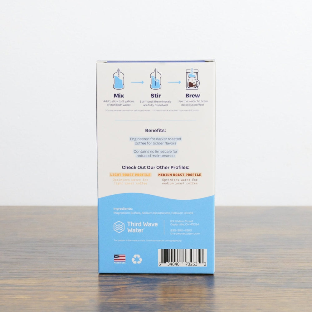 Third Wave Water Mineral Supplement - Dark Roast Profile