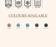 2.5oz Egg Espresso Cup and Saucer - Mineral Colors Collection