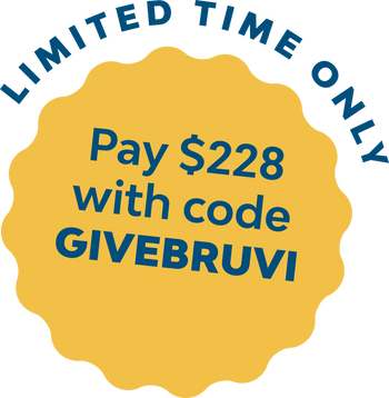 Pay 228 with code GIVEBRUVI