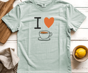 I Love Coffee Graphic Tee