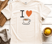 I Love Coffee Graphic Tee