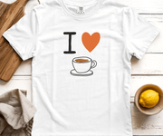 I Love Coffee Graphic Tee