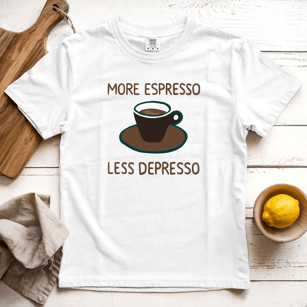 More Espresso Less Depresso Graphic Tee
